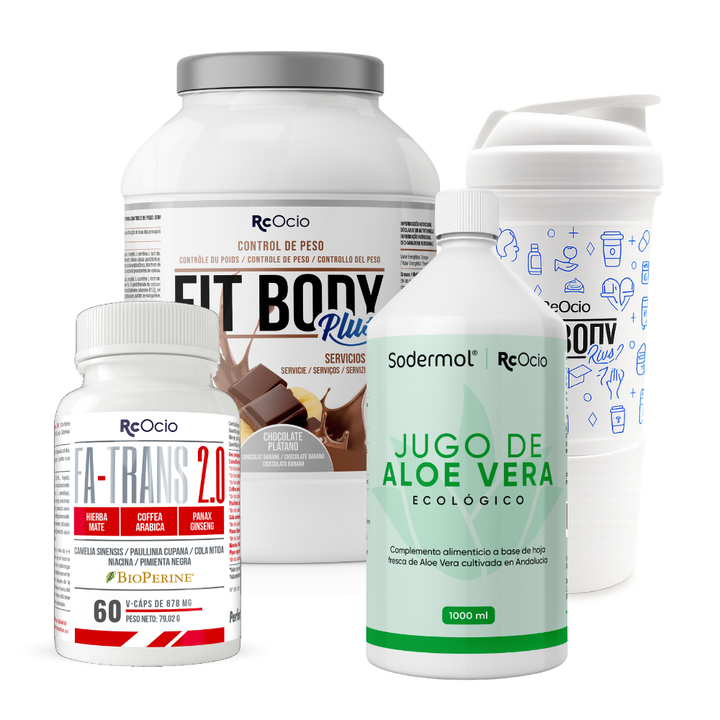 PACK Completo Adelgazamiento con vaso coctelera