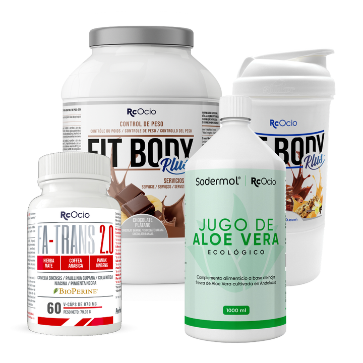 PACK Completo Adelgazamiento con vaso coctelera