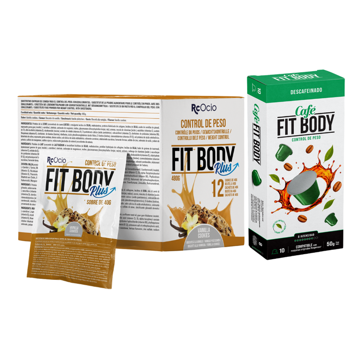 FIT BODY | Batido sustitutivo de comida con proteina y Colágeno
