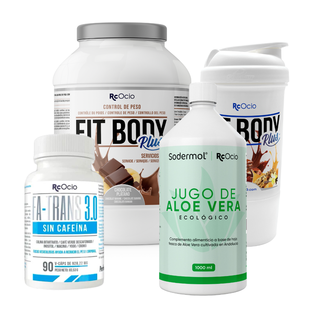 PACK Completo Adelgazamiento con vaso coctelera