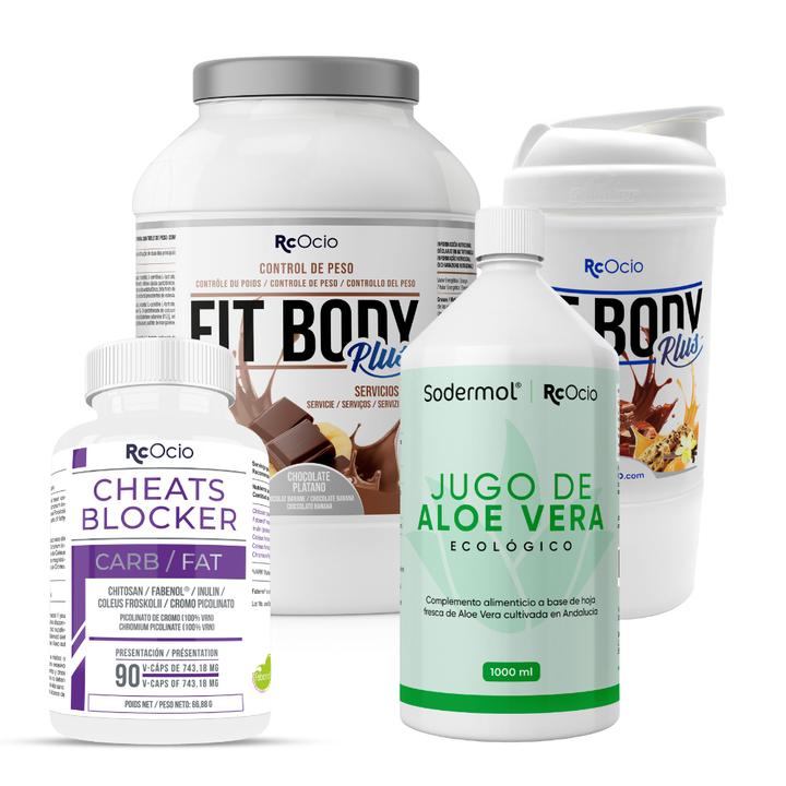 PACK Completo Adelgazamiento con vaso coctelera