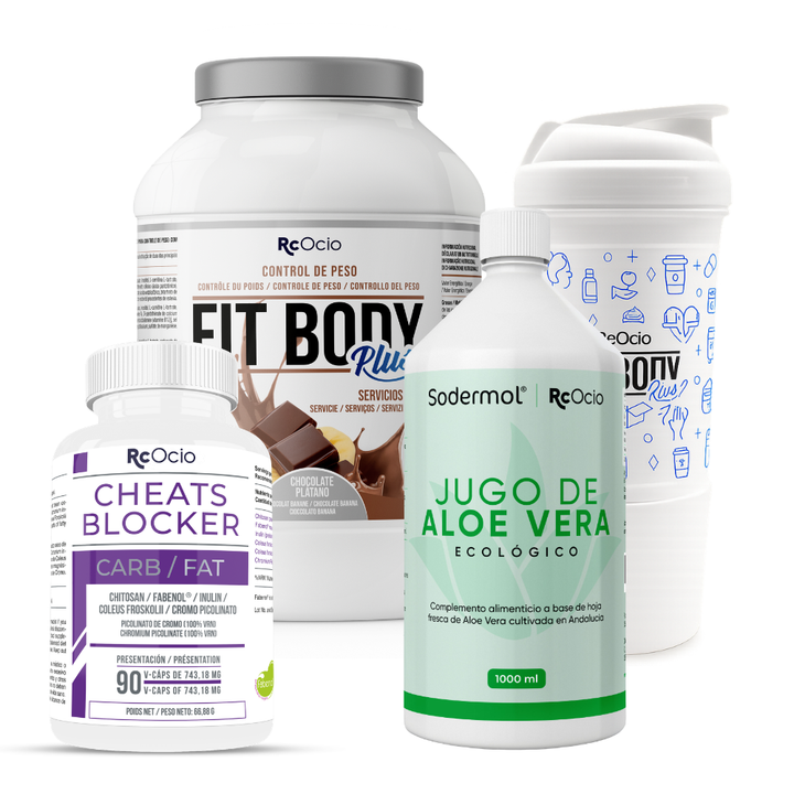 PACK Completo Adelgazamiento con vaso coctelera