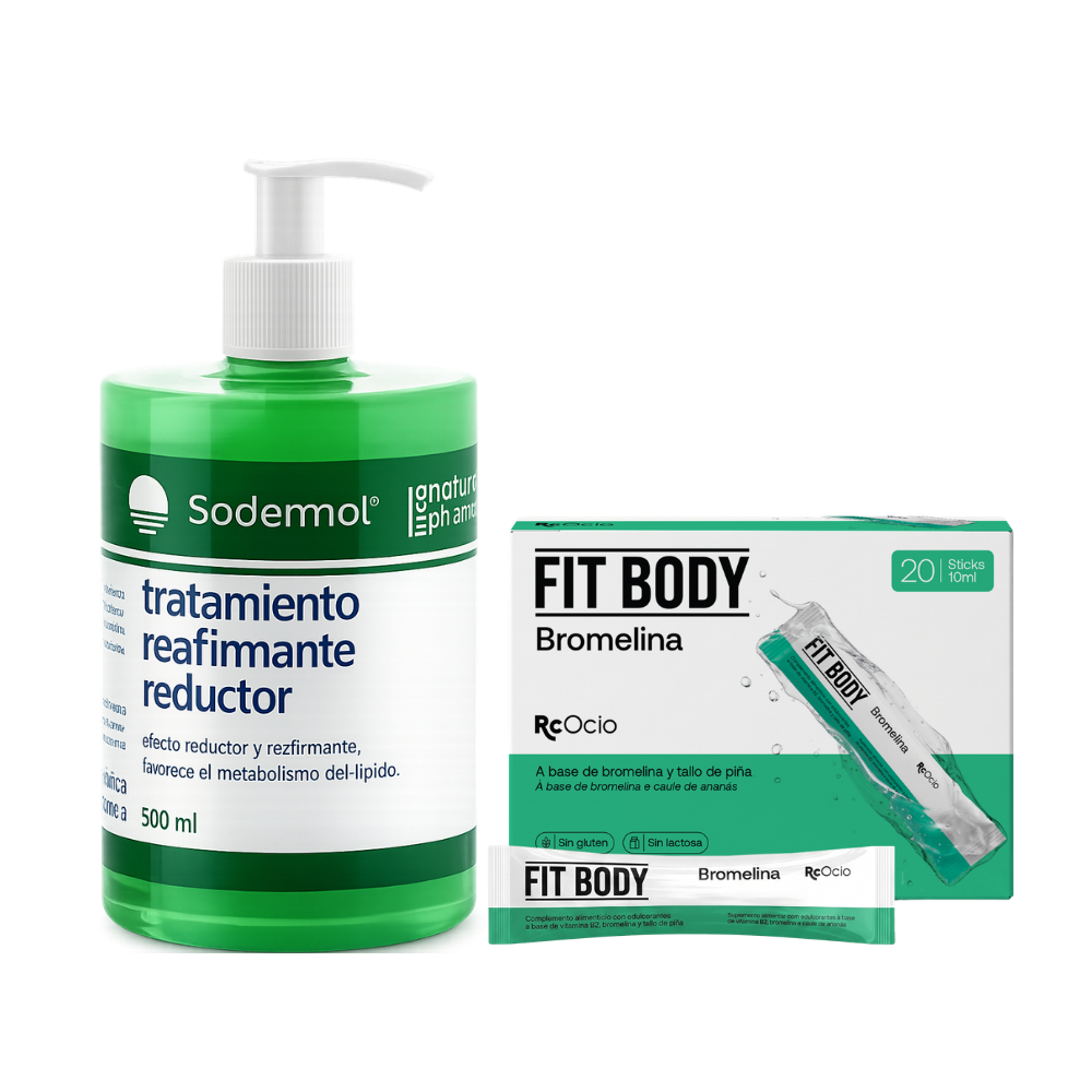 Anticelulitico total: 💚 Pack Fit Body Bromelina + Tratamiento Reafirmante Reductor