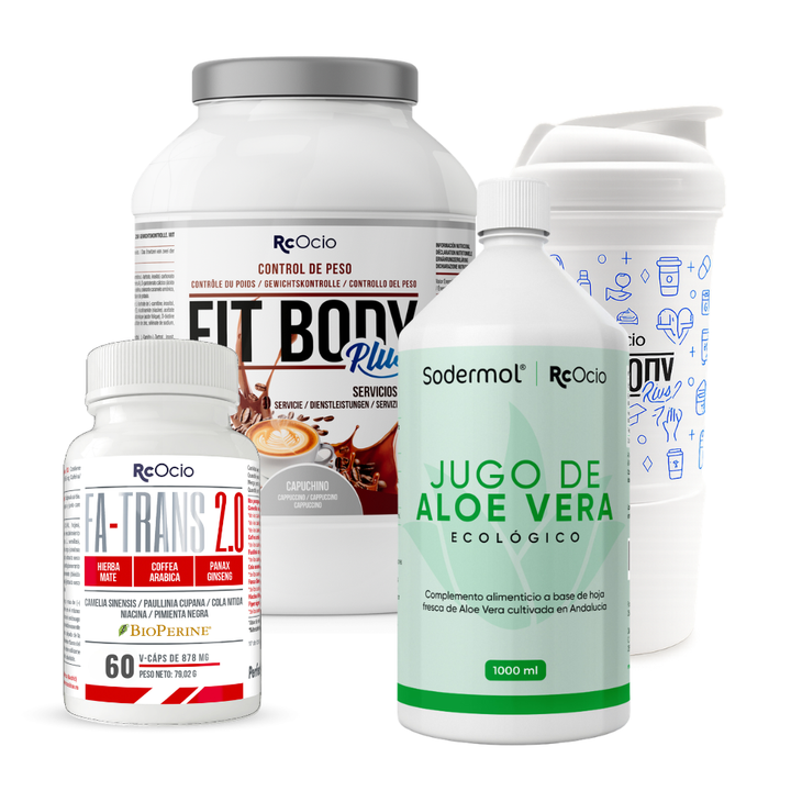 PACK Completo Adelgazamiento con vaso coctelera