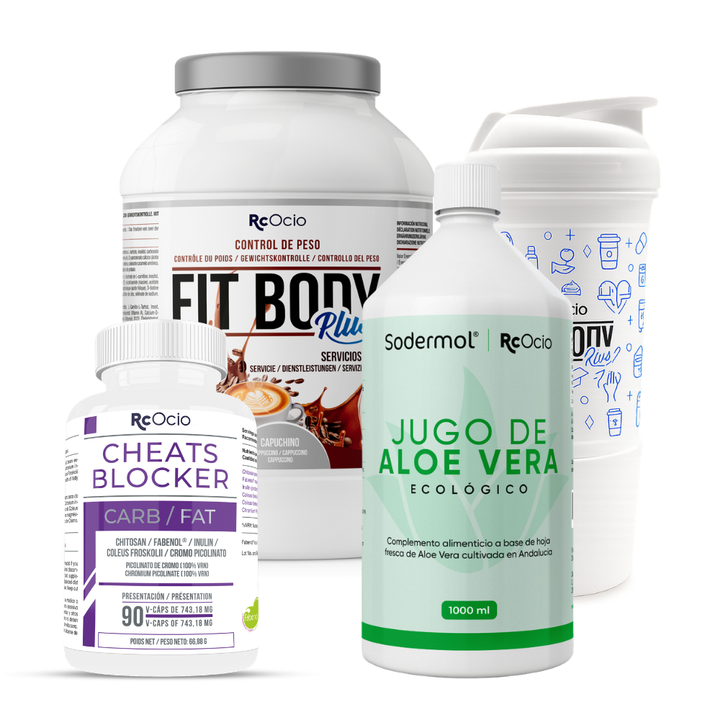 PACK Completo Adelgazamiento con vaso coctelera