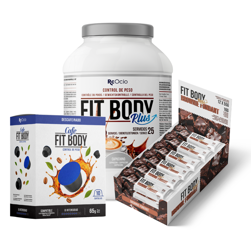 Pack FITBODY con caja de 12 barritas