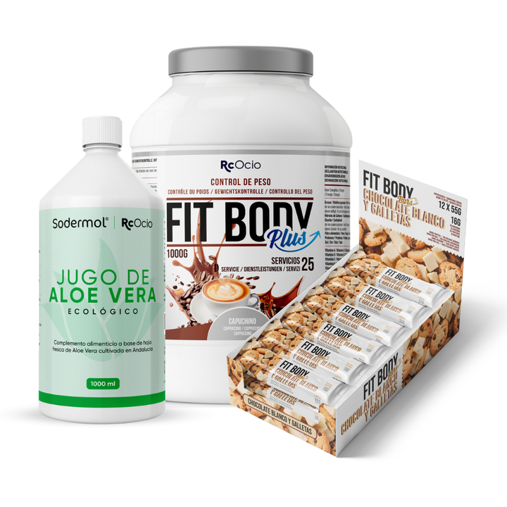 Pack FITBODY con caja de 12 barritas
