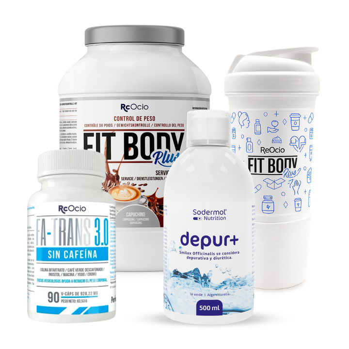 PACK Completo Adelgazamiento con vaso coctelera