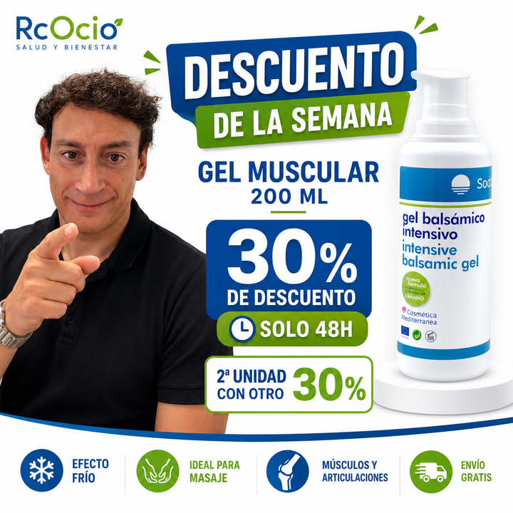 🔥 DESCUENTO DE LA SEMANA | GEL MUSCULAR 200 ML