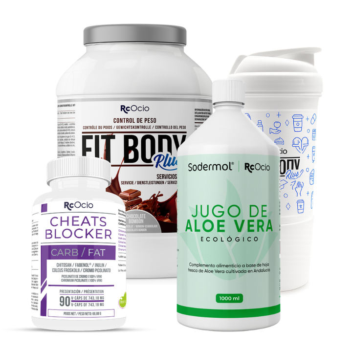 PACK Completo Adelgazamiento con vaso coctelera