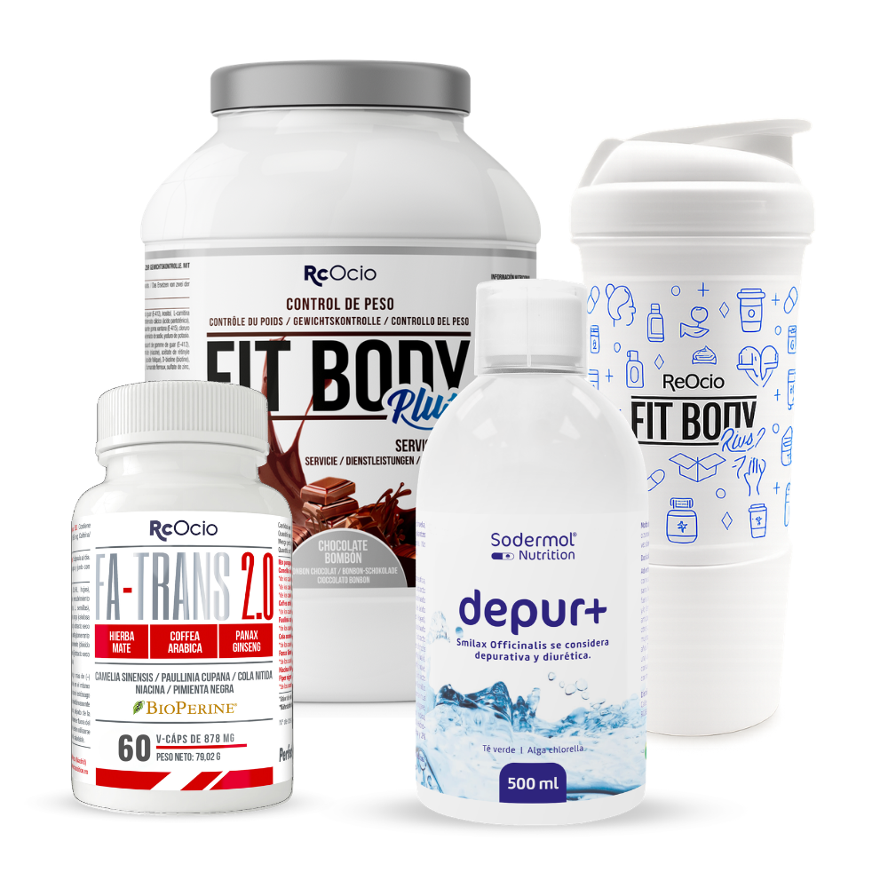 PACK Completo Adelgazamiento con vaso coctelera