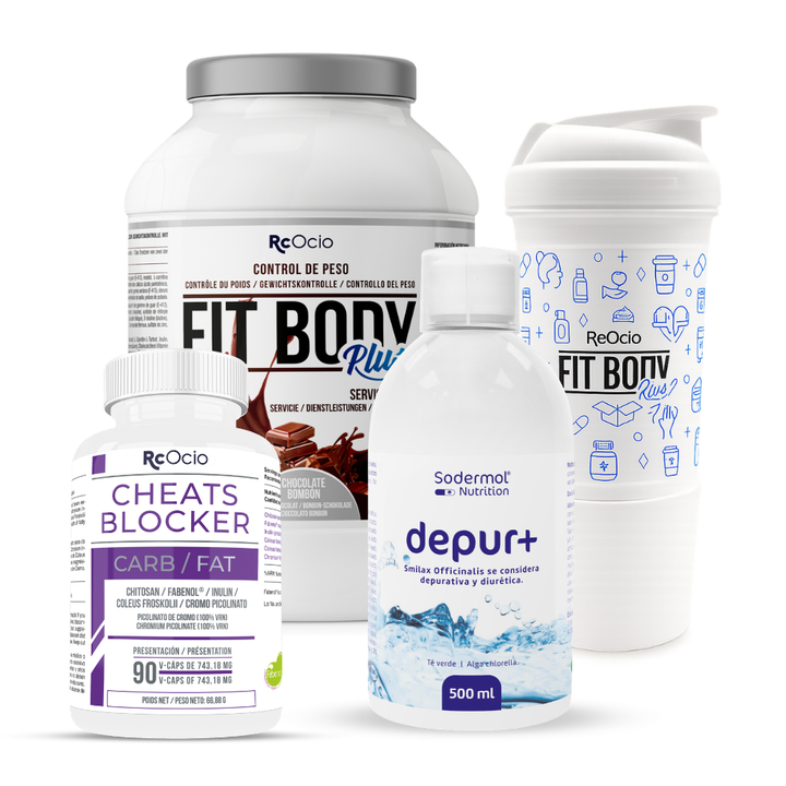 PACK Completo Adelgazamiento con vaso coctelera