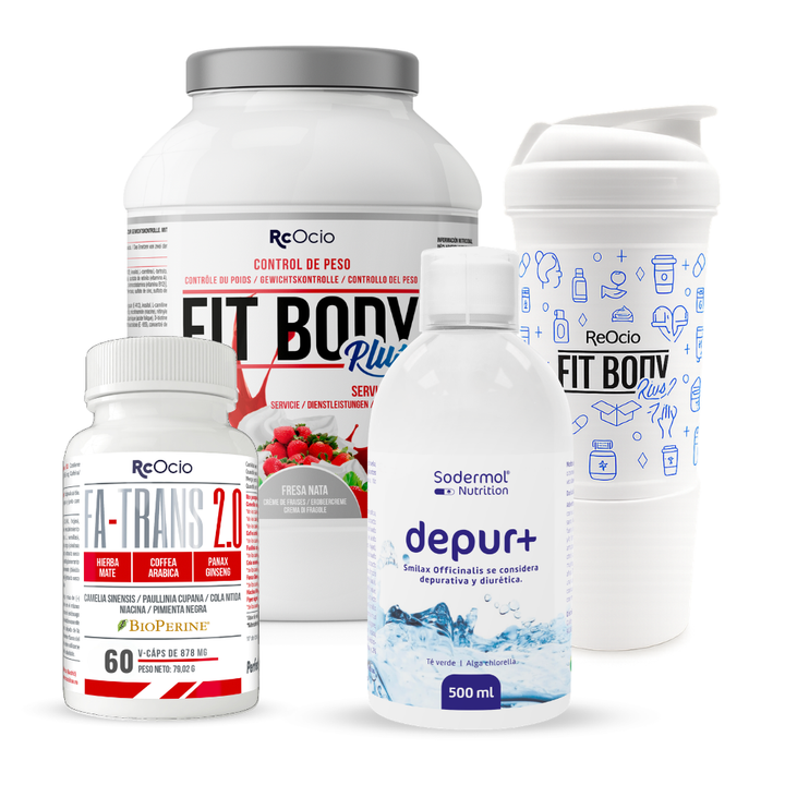 PACK Completo Adelgazamiento con vaso coctelera