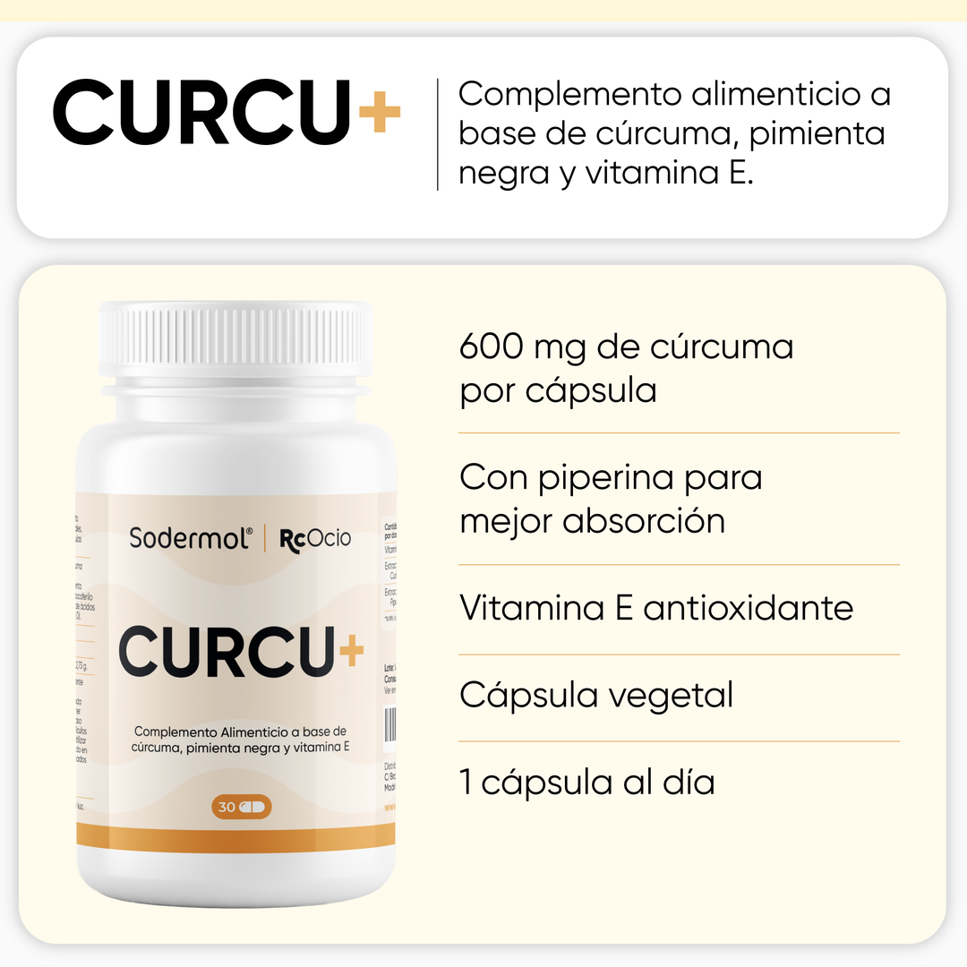 Pack antiinflamatorio digestivo: Curcu+  + Probiótico