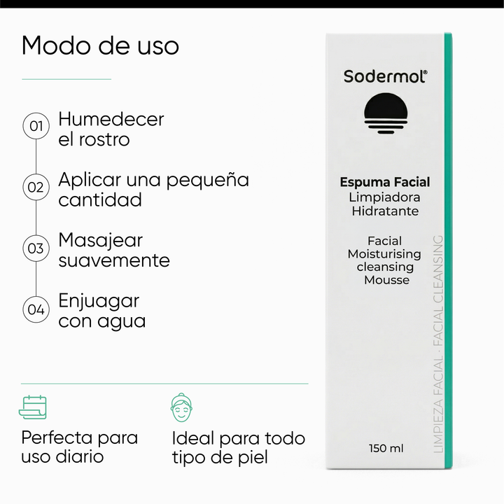 ESPUMA LIMPIADORA SODERMOL
