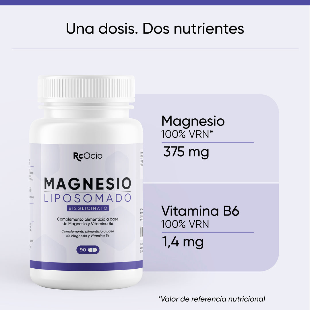 Magnesio Bisglicinato Liposomado + Vitamina B6