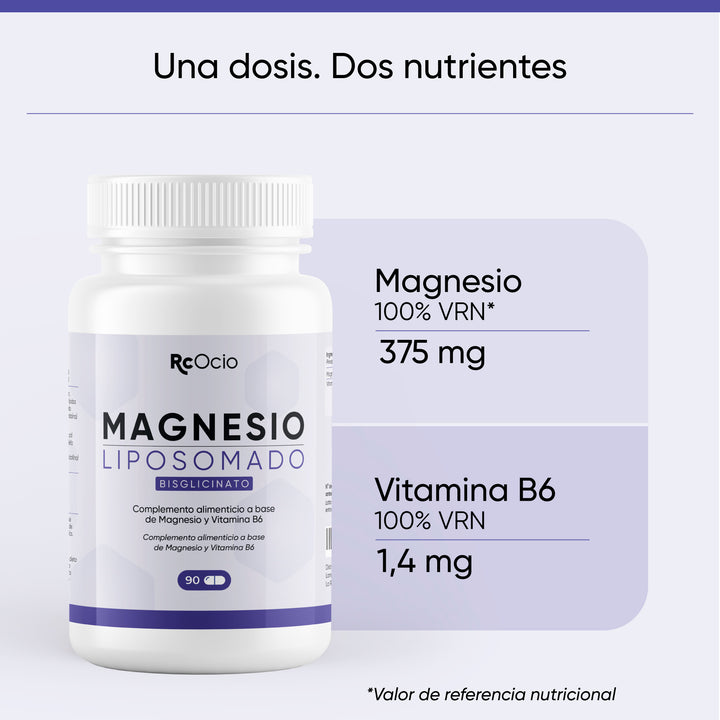 Magnesio Bisglicinato Liposomado + Vitamina B6