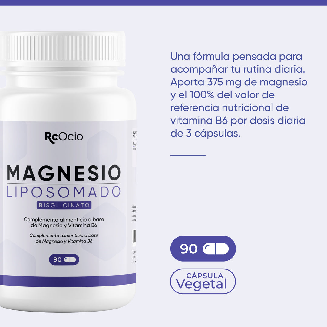 Magnesio Bisglicinato Liposomado + Vitamina B6