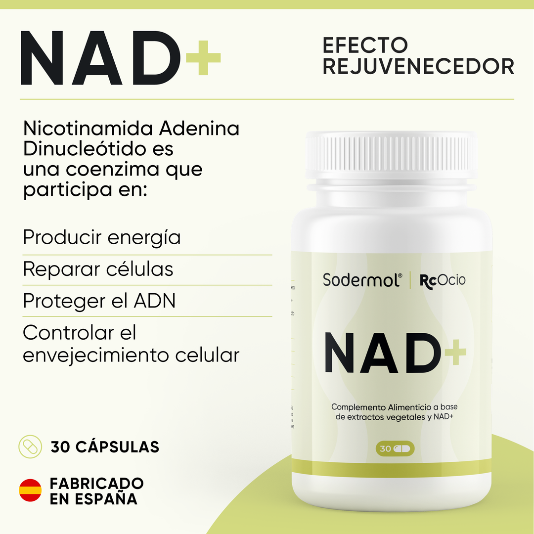 NAD+ RcOcio – Resveratrol - Quercetina - Antienvejecimiento