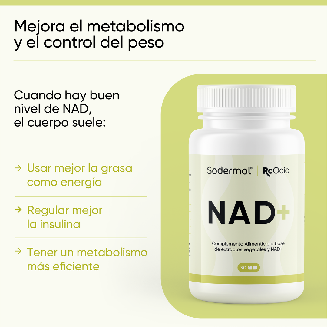 NAD+ RcOcio – Resveratrol - Quercetina - Antienvejecimiento