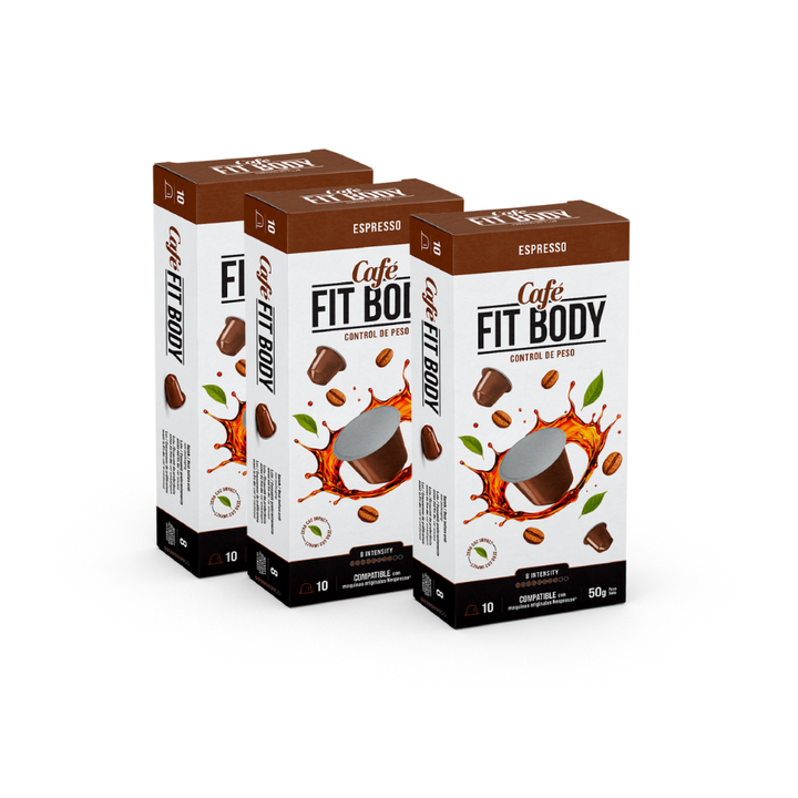 FitBody Coffee – El café que te ayuda a cuidarte ( Pack 3 Unidades 30 Capsulas)