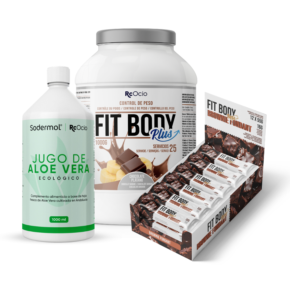 Pack FITBODY con caja de 12 barritas