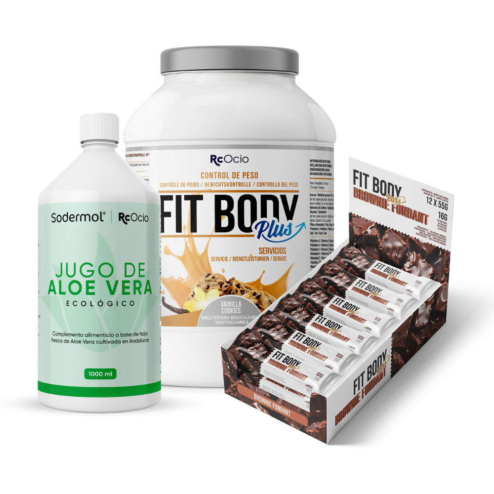 Pack FITBODY con caja de 12 barritas