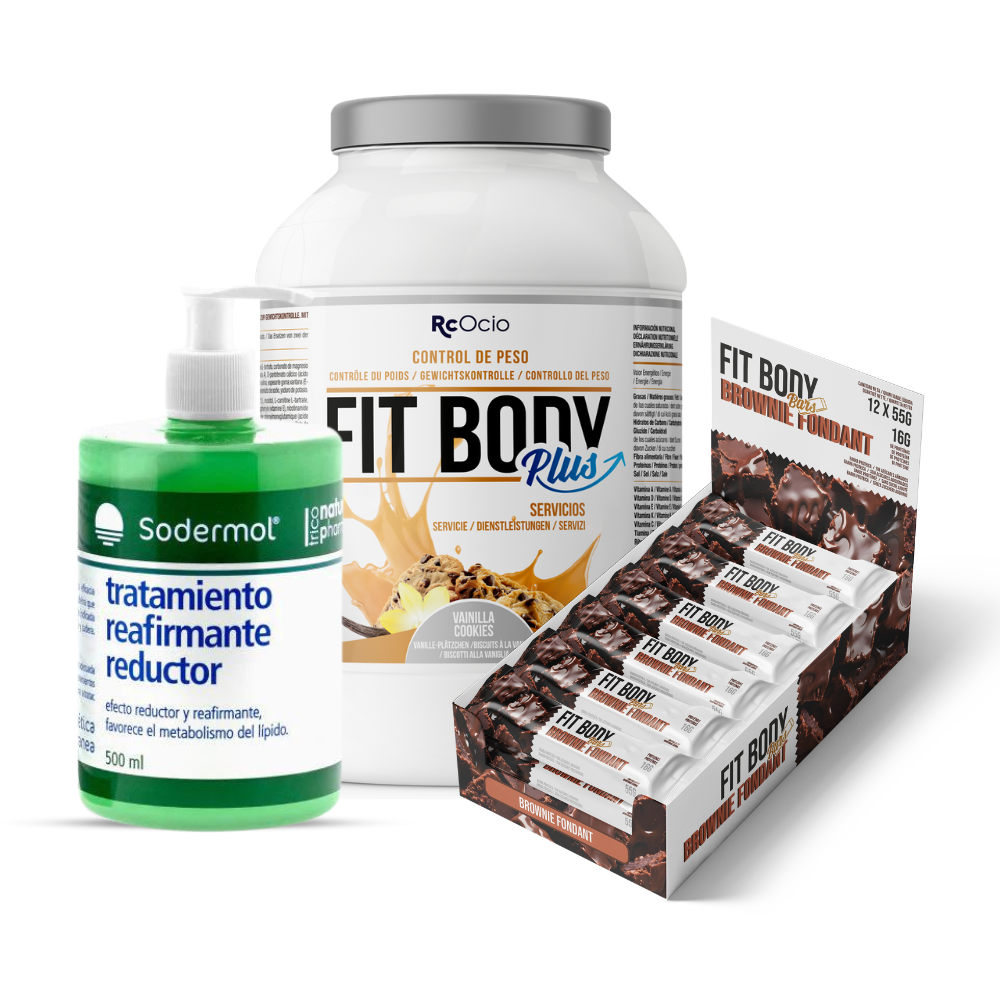 Pack FITBODY con caja de 12 barritas