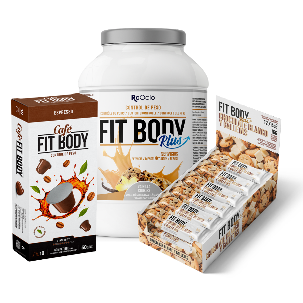 Pack FITBODY con caja de 12 barritas