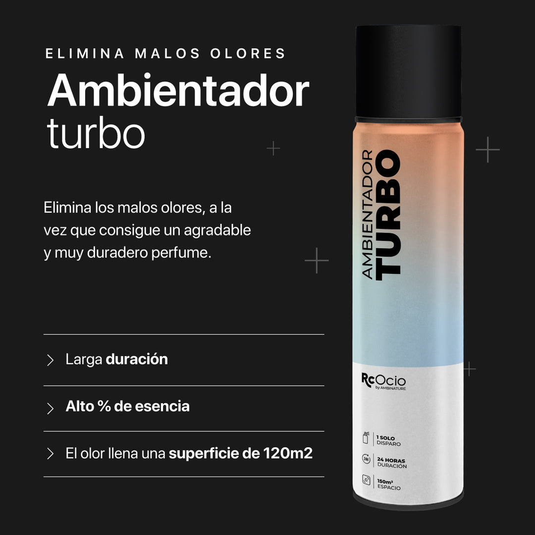 Ambientador en Spray Turbo PACK 2 UNIDADES neutralizador