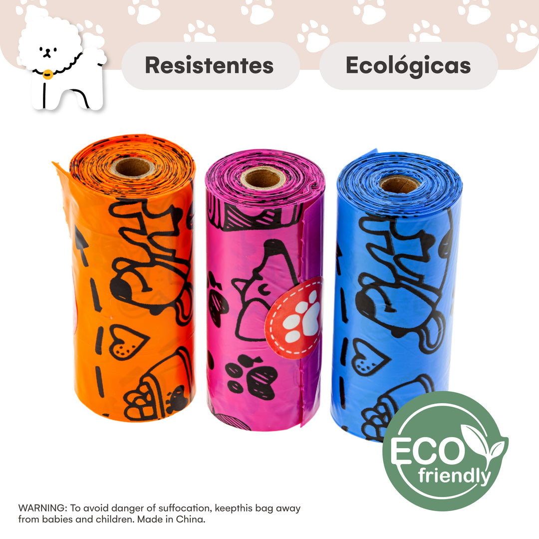 Bolsas caca perro Compostable y EcoFriendly