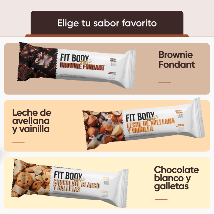 Barritas FIT BODY BARS by RcOcio – La comida sólida Fit con sabor brutal