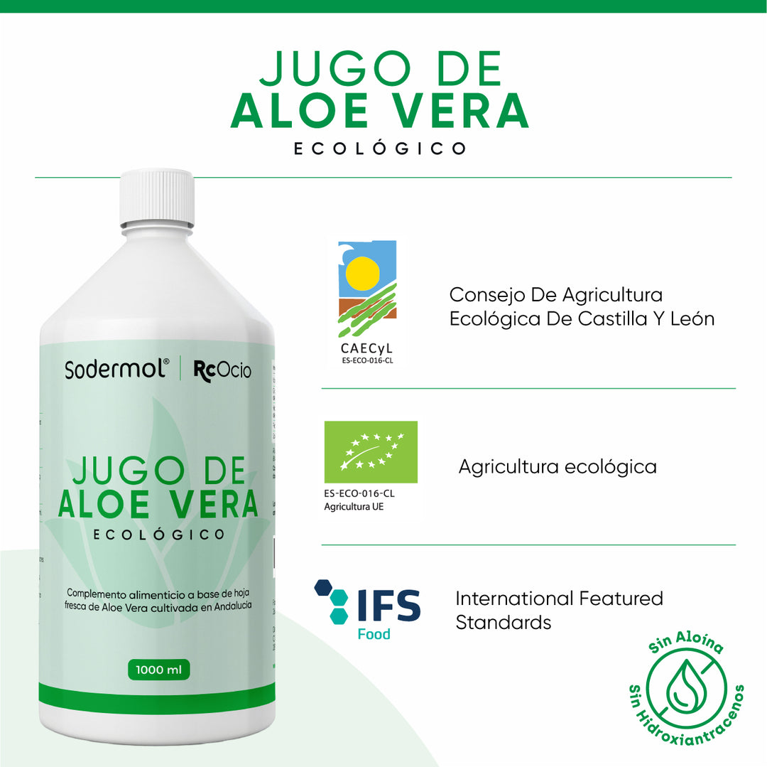 Aloe vera puro Bio/Ecológico 1L