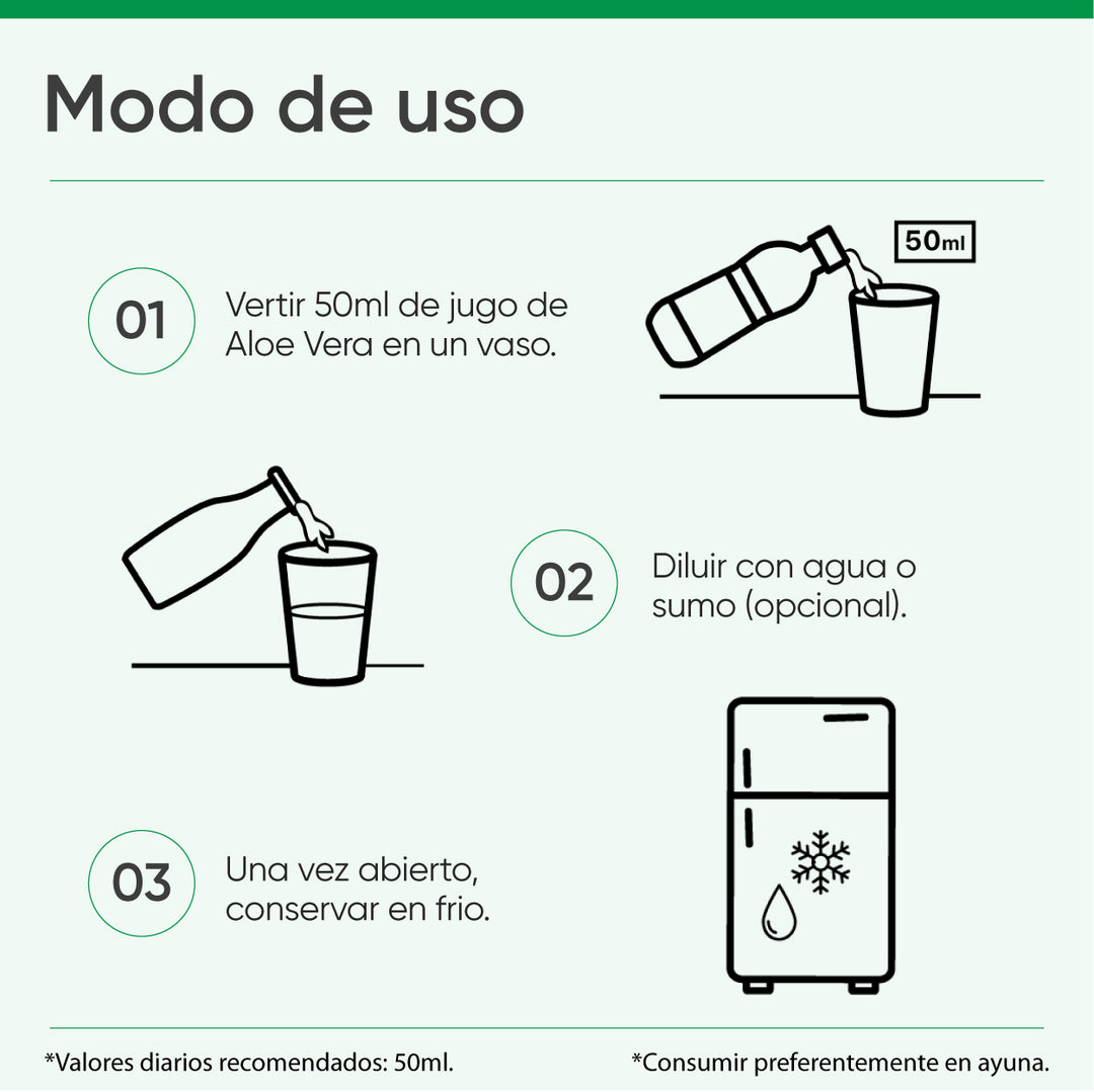 Aloe vera puro Bio/Ecológico 1L