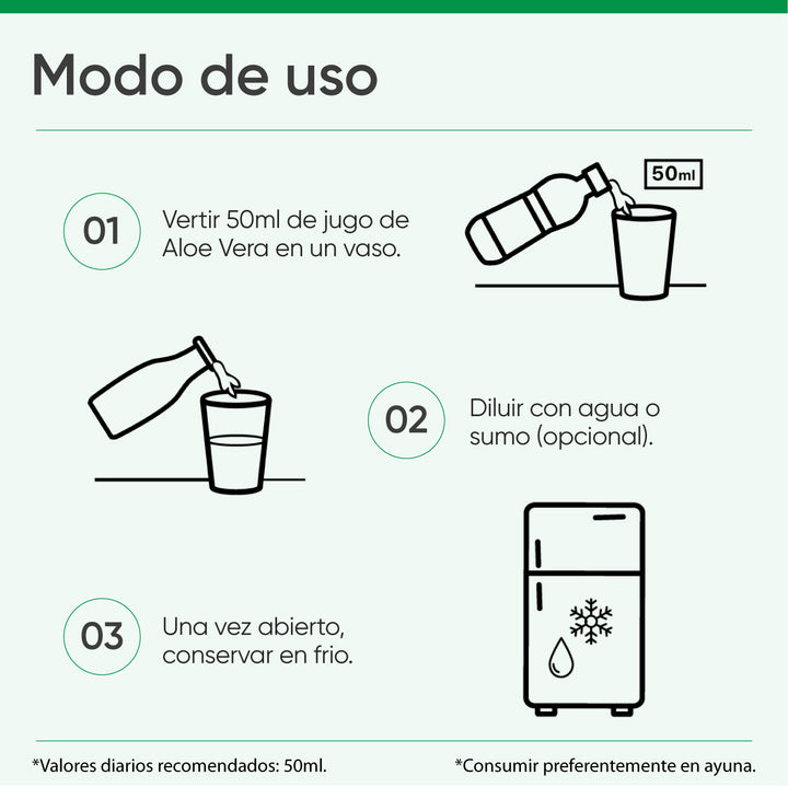 Aloe vera puro Bio/Ecológico 1L