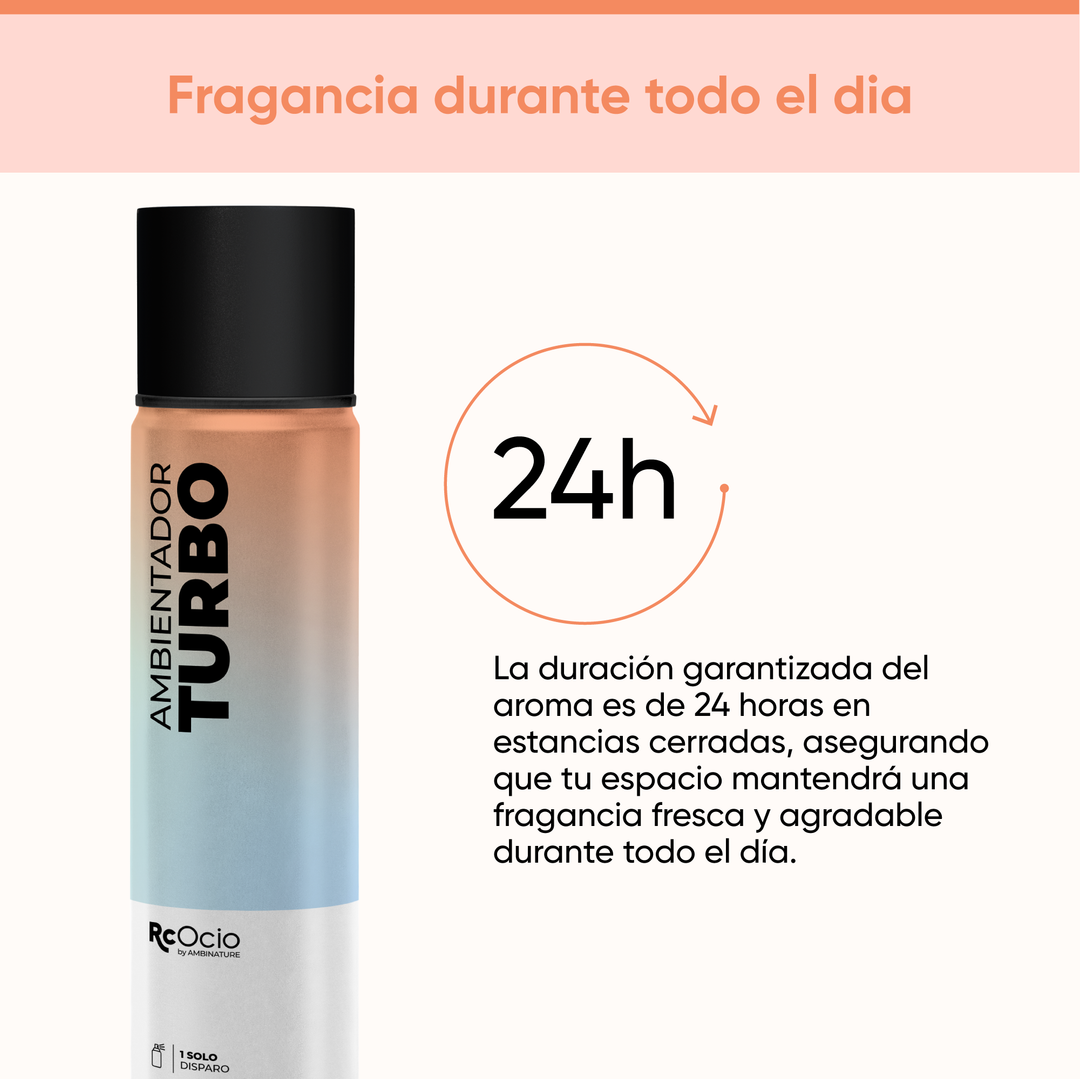 Ambientador en Spray Turbo PACK 2 UNIDADES neutralizador