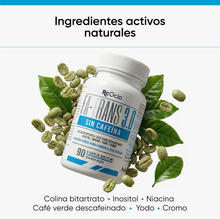 Fa trans 3 Termogénico sin cafeina