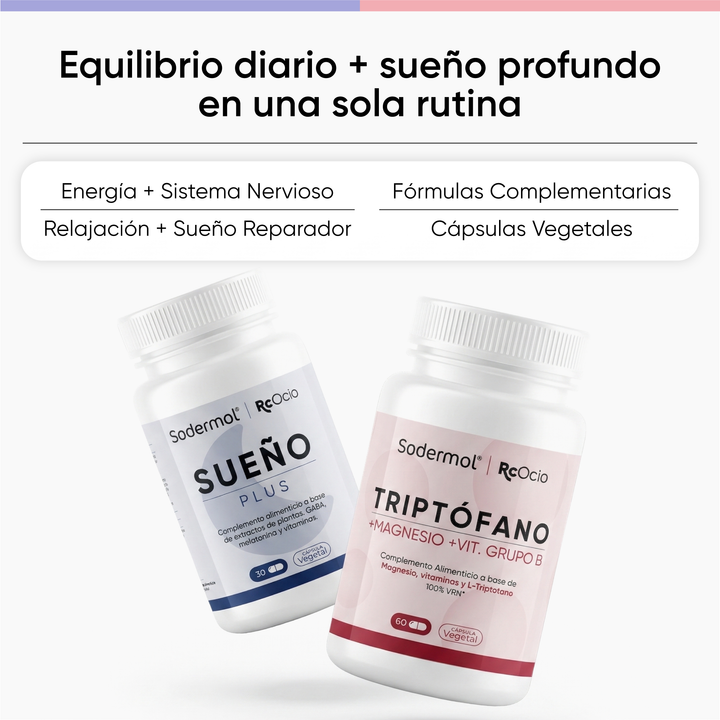 Pack sueño  Profundo –  Sueño Plus + Triptófano