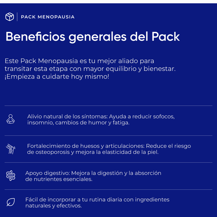 Caja Bienestar - Pack Menopausia