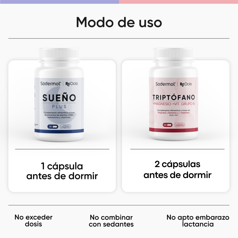 Pack sueño  Profundo –  Sueño Plus + Triptófano