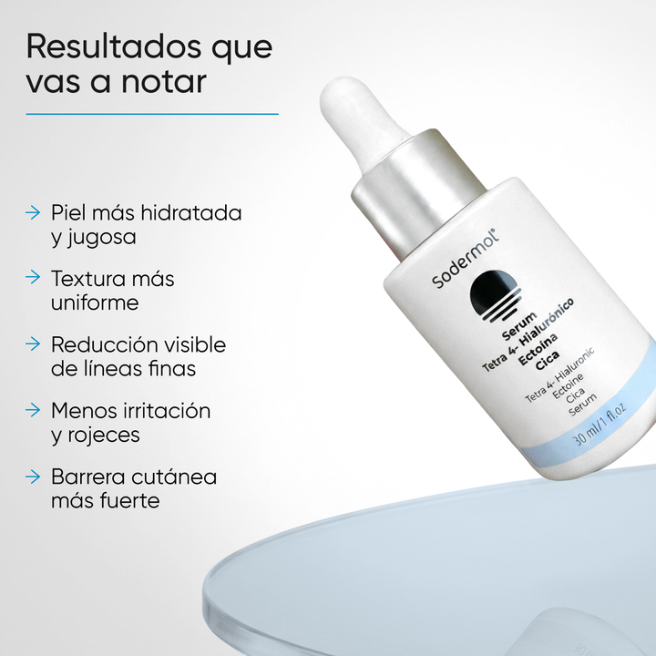 Sérum Tetra 4-Hialurónico + Ectoína + Cica