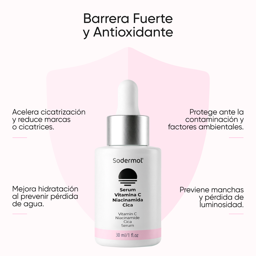 Sérum Vitamina c + Niacidamida + Cica