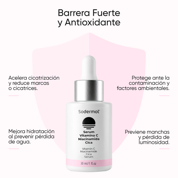 Sérum Vitamina c + Niacidamida + Cica