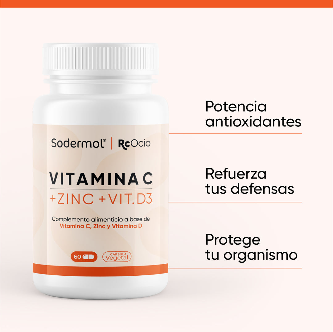 Defensas fuertes con Vitamina C + Zinc