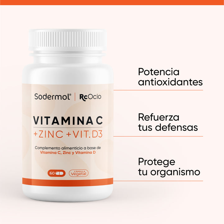 Defensas fuertes con Vitamina C + Zinc