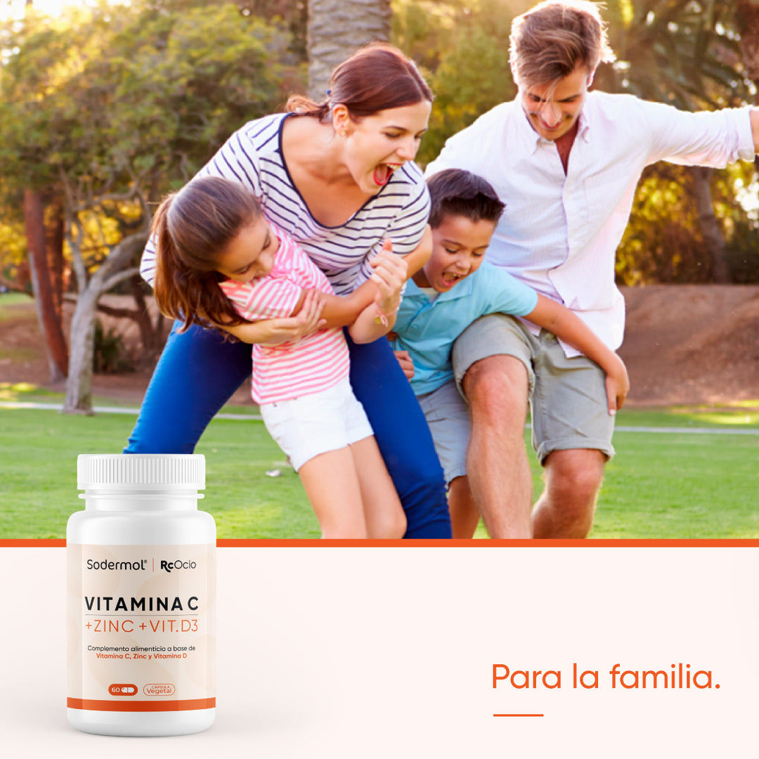 Defensas fuertes con Vitamina C + Zinc