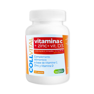 Defensas fuertes con Vitamina C + Zinc
