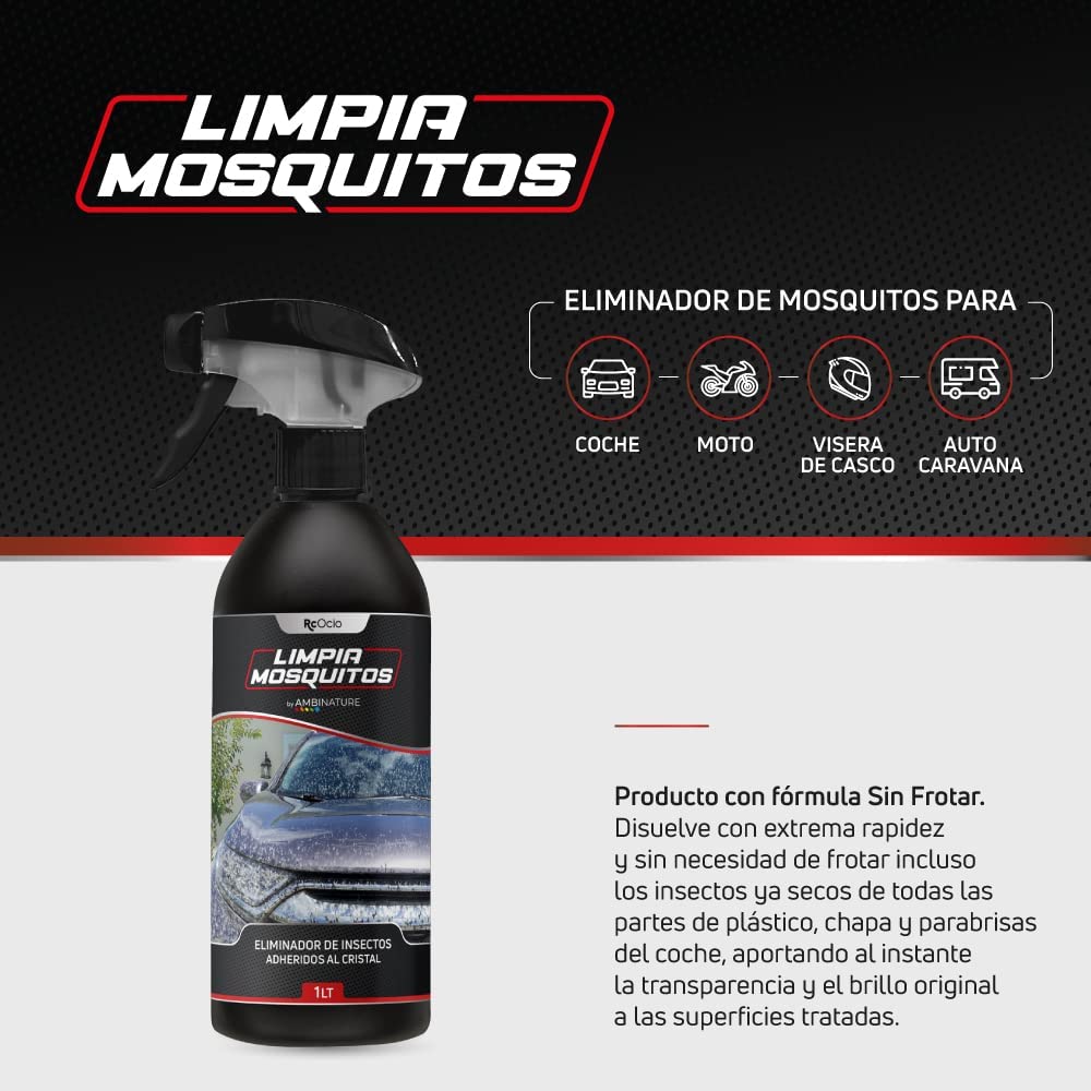 Limpiador de mosquitos para coche
