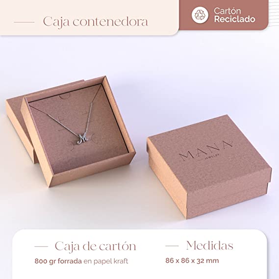 COLGANTE INICIALES CHAPADO EN ORO DE 24K