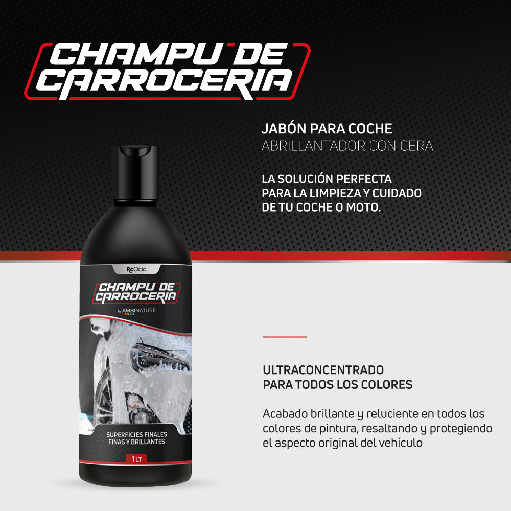 Jabón Abrillantador para Coche y Moto (Champú Carrocería)